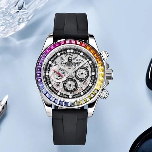 PAGANI DESIGN 2021New Fashion Brand Automatic Mechanical Mens Watch Business Stainless Steel Waterproof Wristwatch Luxury Watch