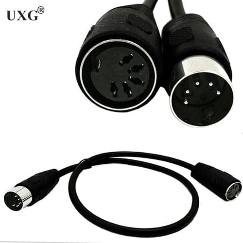 MIDI Keyboard 5pin Male To Female Connect Sound Card Cable 5-hole MIDI Keyboard To Connect Sound Card Cable DIN 5pin Cable 1m 3m