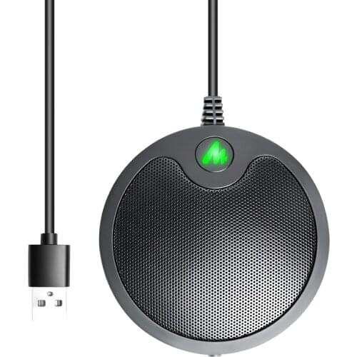 MAONO USB Condender Microphone Conference Boundary Computer Microphone Omnidirectiona Plug and Play Mic for YouTube Gaming