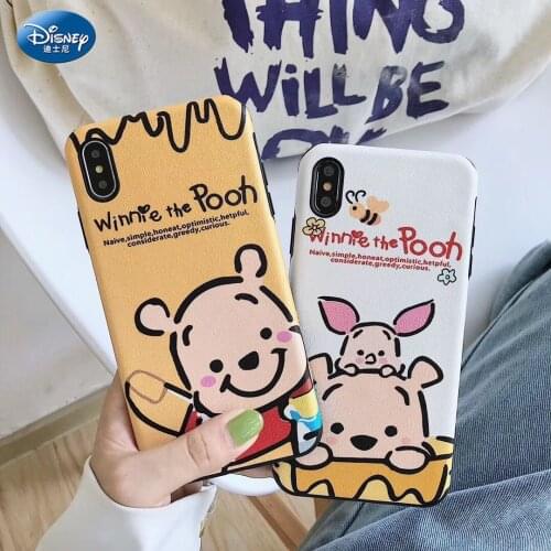 Disney Winnie the Pooh All-inclusive Soft Case for iPhone 11 12 Pro Max XR XS Max 7 8 Plus X SE2020 Full Body Phone Back Cover