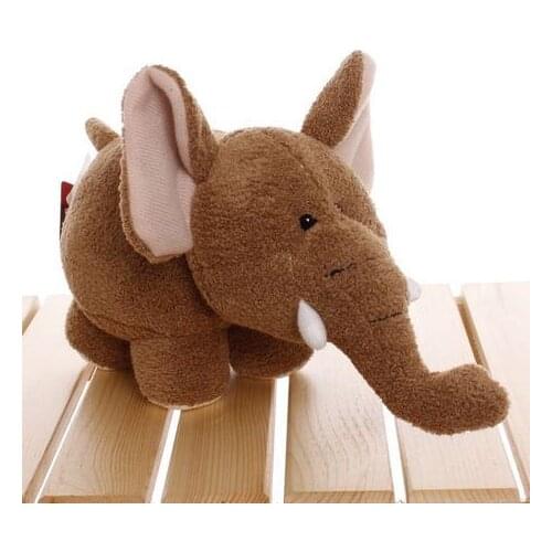 Stuffed animal brown elephant plush toy about 40cm elephant doll t2906