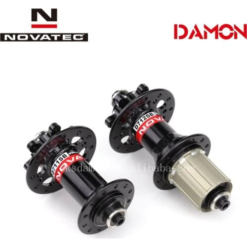 Novatec D711SB D712SB Mountain Disc 24 28 32 Hole Bicycle Hub Mtb Aluminum Alloy Hub With Quick Release Black Red Gold White