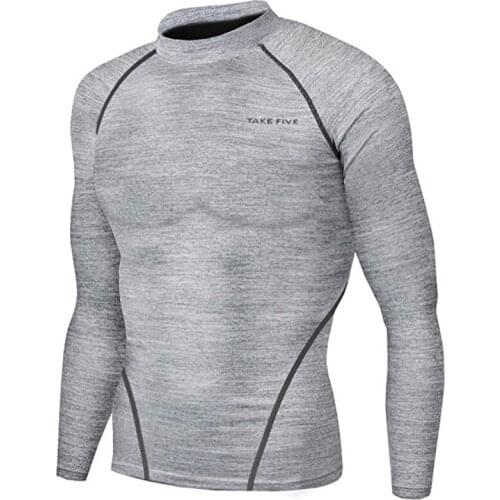 Newest Edition TakeFive Mens Skin Tight Compression Base Layer NT004 Running Shirts