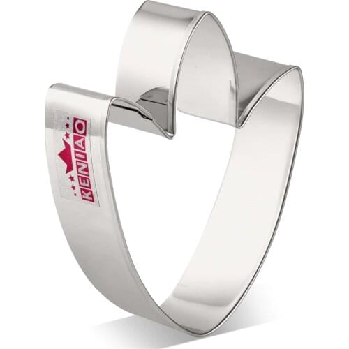 KENIAO Dinosaur Foot Cookie Cutter - 7.2 x 9.3 cm - Dino Biscuit and Fondant Cutter - Stainless Steel