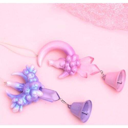 Crystal Epoxy Resin Mold Cute Starry Moon Kitten Pendant DIY Silicone Mould 1XCA