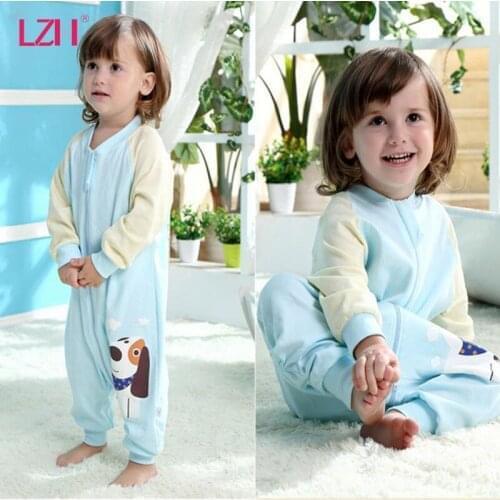 LZH 2021 Sleeping Bag For Kids Split-Leg Sleeping Bag Goods For Newborns Light Baby Boys Girls Romper Sleeping Bag For Babies