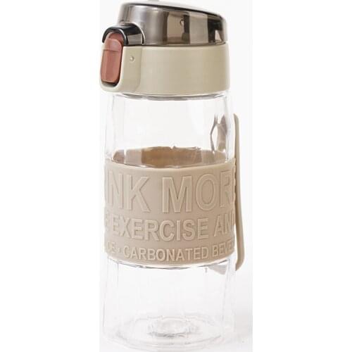 450ml Buckle Sport Cup Water Bottle Drinking Cup Plastic Drinkware Outdoor Tour Gym Fitness Kettle Leak-proof Drink Water Bottle