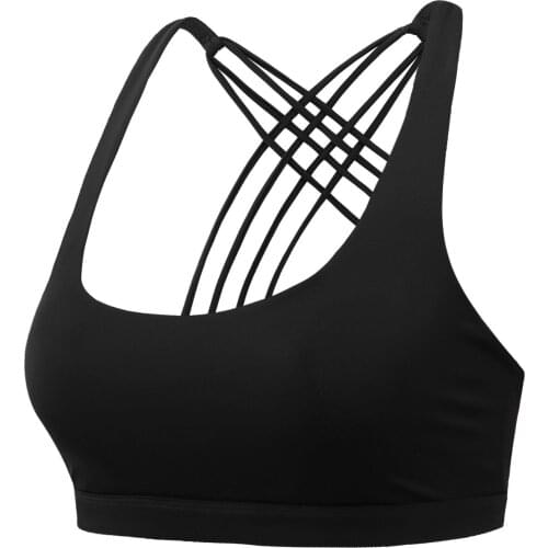 Gathering Plus Size Push Up Shockproof Running Sports Bra No Steel Ring Sujetador Deportivo New Classic Crossing Fitness Women