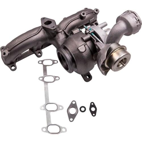 GT1646V 751851-5003S Turbo Compressor For Audi A3 1.9 TDI 8P/PA 105 HP 2002-2009 Turbocharger Turbine Turbolader + manifold