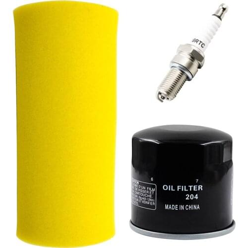 Motorcycle Parts Dirt Bike Air Filter CLEANER Oil Filter Spark plug kit For YAMAHA Rhino 660 YXR660 YXR 660 2007