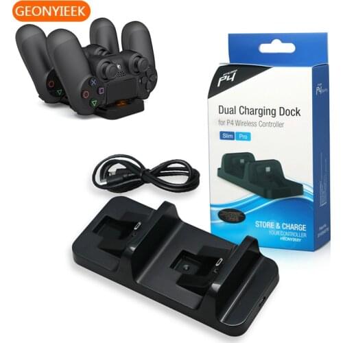 Ps4 Controller Charger USB Sony Ps4 Charging Dock Gaming Controller Stand Station for PS4 Sony Playstation 4 Games Console