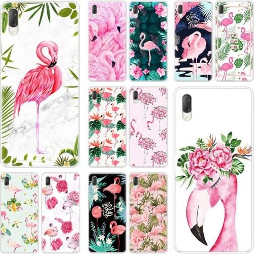 Cute cartoon Pink Flamingo Hard Case For Sony Xperia L1 L2 L3 X XA XA1 XA2 XA3 Ultra 10 Plus E5 XZ XZ1 XZ2 Compact XZ3 XZ5 2 20