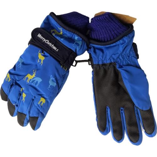 2019 New Children Ski Gloves Can Touch The Screen Snowboard Snowmobile Motorcycle Riding Winter Gloves Waterproof Warm Brands