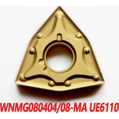 100% Original WNMG WNMG080404-MA UE6110 WNMG080408-MA 10pcs CNC lathe Insertion Carbide Insert Imported From Japan HighEfficient