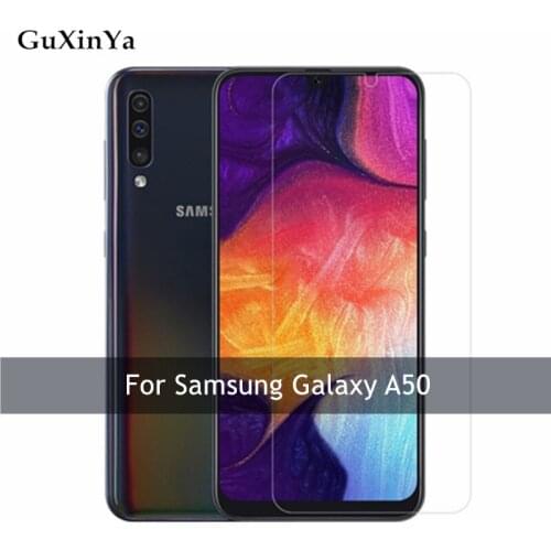 2pcs Tempered Glass For Samsung Galaxy A50 Screen Protector 9H Front Glass For Samsung A50 Anti-scratch Protective Glass A505F