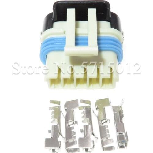 5 Hole Auto EGR Valve Cable Connector Waterproof Female Plug Sockets For Buick Excelle Chevrolet