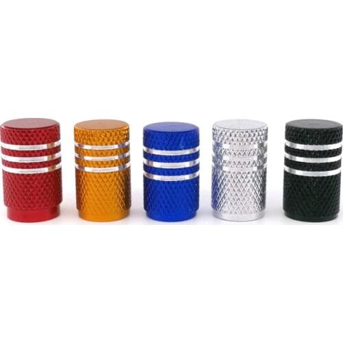 500pcs Aluminum Tire Valve Stem Caps for Car Bike Motorcycle Round Alloy Valve Cover for US Valves Car-styling Parts Accessories