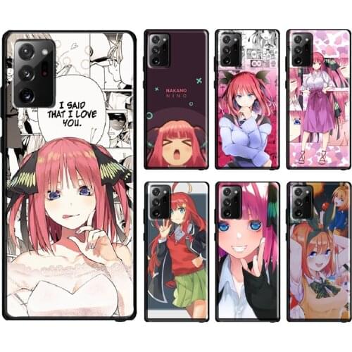 Nakano Nino Gotoubun no Hanayome Case For Samsung Galaxy S21 Ultra S20 FE S10 S9 S8 Plus Note 10 Note 9 Note 20 Ultra Cover