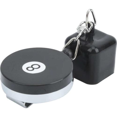 Billiard Chalk Storage Holder Billiards Snooker Pool Chalk Holder with Belt Clip Retractable Pool Table Accessories