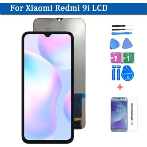 Display For Xiaomi Redmi 9i M2006C3LG, M2006C3LI LCD Display Touch Screen Replacement Tested Phone LCD Screen Spare Part