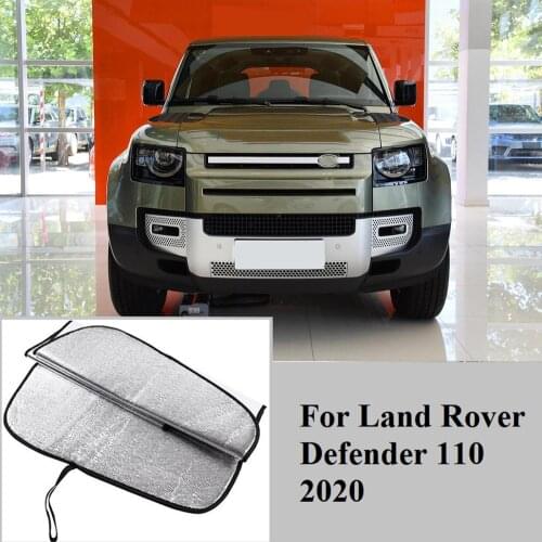 For Land Rover Defender 110 130 09-20 For Defender 90Car-styling Aluminum foil Thermal Curtain Shading Sunscreen Car Accessories