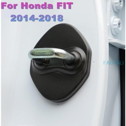 For Honda FIT JAZZ 2014-2018 car door lock cover ABS door buckle cover Anti-rust protection cover Car decoration