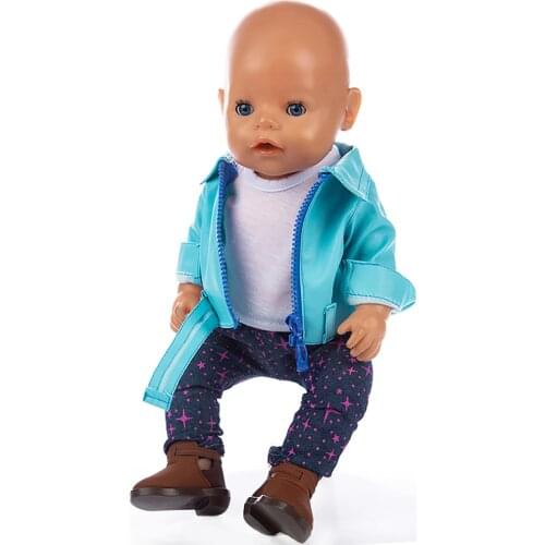 New Jacket Clothes for Fit For born baby 43cm Doll Clothes Doll Accessories For 17inch Baby Doll