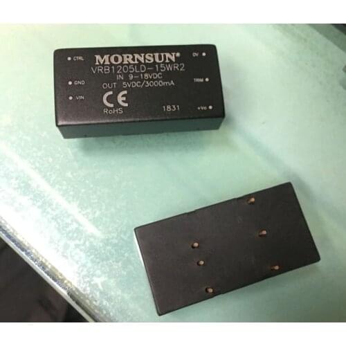 New original MORNSUN DC/DC power supply module VRB1205LD-15WR2 input 9-18V single output 5V 3A