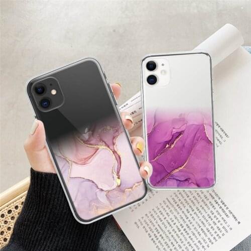 Luxury Marble Texture Case For iPhone 11 12 Pro Max 12 Mini 5S SE 6 6S Plus 7 8 Plus X XR XS Max SE 2020 Protective Back Coque