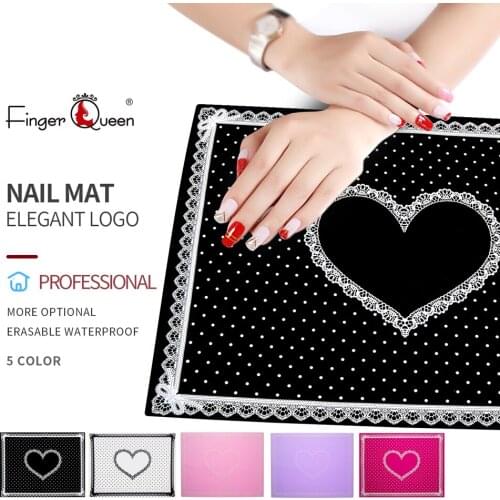 Nail Art Silicone Hand Cushion Pillow Desk Pad Silicone Nail Arm Rest Foldable Washable Tools Salon Practice Hand Holder Cushion