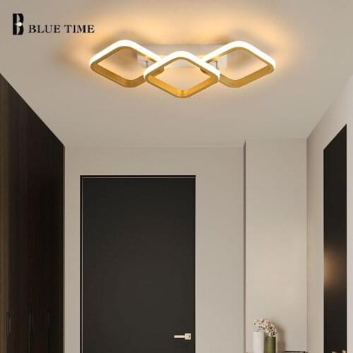 Modern LED Ceiling Light Bedroom For Living Room Restaurant Kitchen Ceiling Lamp Aisle Balcony Indoor Decoration Luminaires 27W