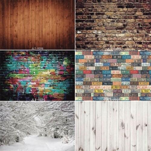 Vinyl Custom Photography Backdrops Prop Wooden Planks Theme Photography Background JL-01