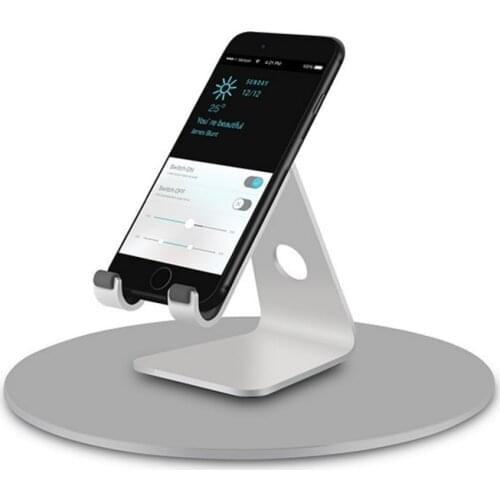 Aluminum Alloy 360 Rotation Computer Monitor Base Disc Non-slip Notebook Stand Dock for Apple iMac Television Projector