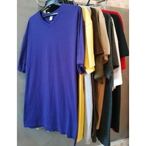 Plus Size Summer Mens T-Shirt 100% Cotton 6XL 7XL 8XL 10XL Casual T-Shirt Solid Color Home Loose Navy Blue 50 52 54 150kg