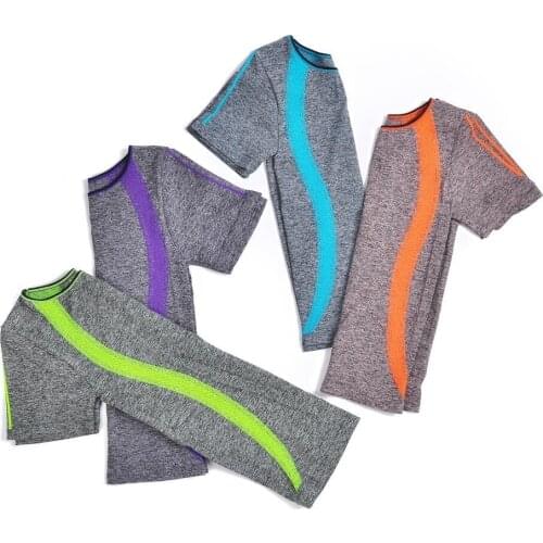 Women Yoga Shirts Tops WomenS Fitness Sports Woman Gym Clothes Sport T-Shirt For Gym Camiseta Running Mujer Running Shirt Women