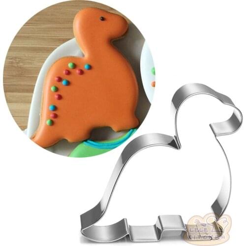 1pcs Animal Dinosaur Cookie Cutter Molds Metal reposteria patisserie Biscuit Cupcake Pastry Shop Fondant Cake Decor Tool Kitchen