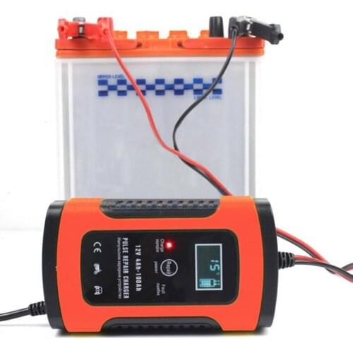 50% HOT SALES！！！12V 6A Car Motorcycle Automatic Intelligent Repair Power Supply Battery Charger