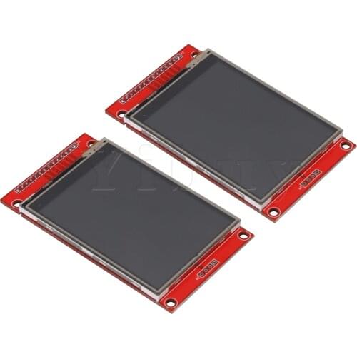 2 x DIY TFT LCD Display Module Touch Panel 240x320 Red Accessories