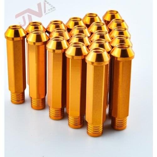 20Pcs Car Modification Wheel Nuts Aluminum Wheel Lug Nuts Screw 90mm M12x1.2