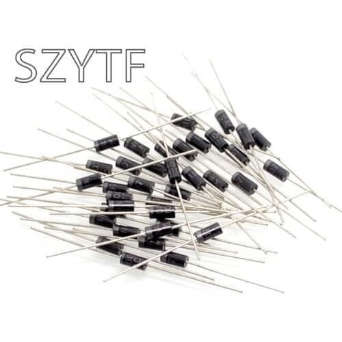 50PCS/LOT 1N4007 1N5819 FR107 1N4001 1N5817 1N5399 6A10 10A10 FR207 FR157 1N4004 1N4937 HER107 RL207 DO-41 Rectifier Diode