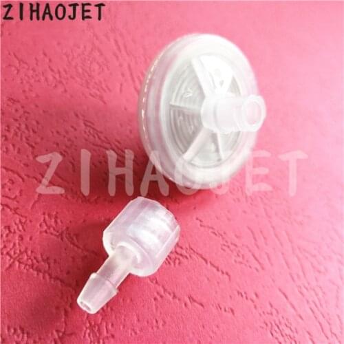 8pcs free shipping eco solvent plotter sub ink tank air filter for Bulk ink system CISS C type filter 30mm 5um