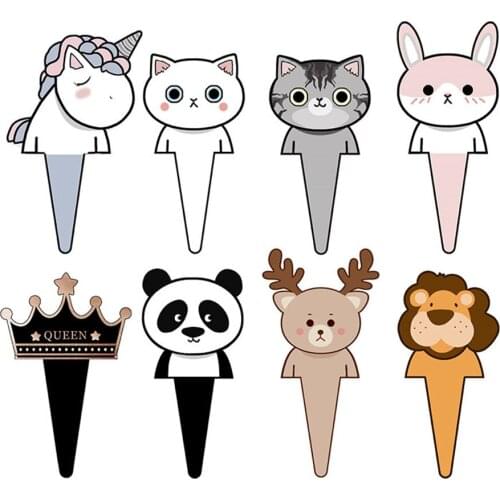 88pcs Cartoon Flower Card Message Card Flower Shop Bouquet Floral Flower Packaging Material Greeting Card