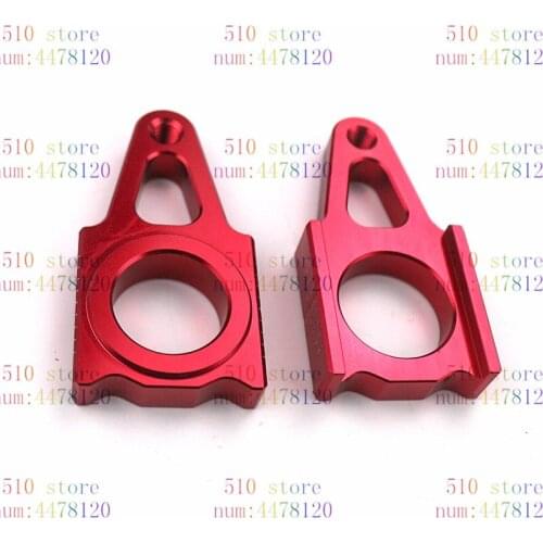CNC Rear axle Slider blocks Spindle Chain Adjuster Falling Protection cap for honda crf 450 crf 250 CR125 dirtbike Motorcycl