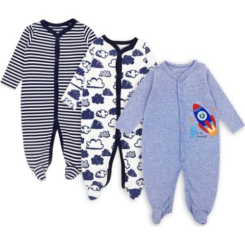 2/3Pcs/Lot100%Cotton baby rompers suit newborn baby girls boys clothes Long Sleeve Jumpsuit Playsuit Outfits Baby Clothing