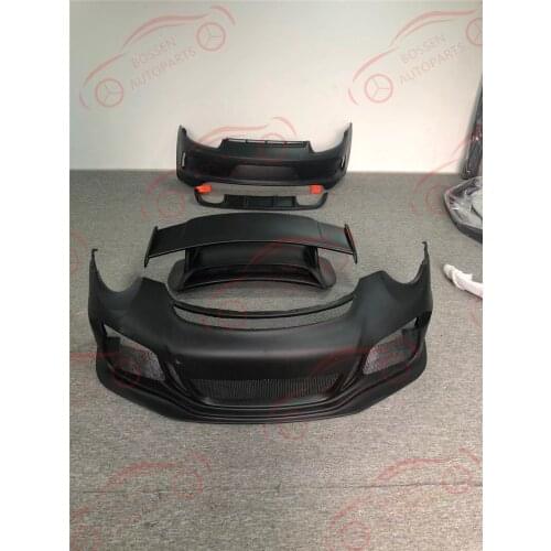 For Porsche911 991.1 upgrade GT3 body kit front bumper rear bumper rear spoiler wing tial 991 bumpers GT3 bodykits