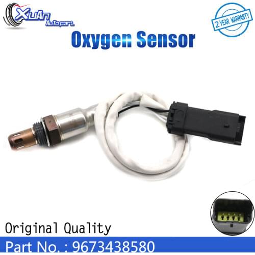 XUAN O2 Oxygen Lambda Sensor Air Fuel Ratio Sensor 9673438580 For Citroen C-Elysee C3 DS3 Peugeot 2008 208 301 1.0 1.2 VTi