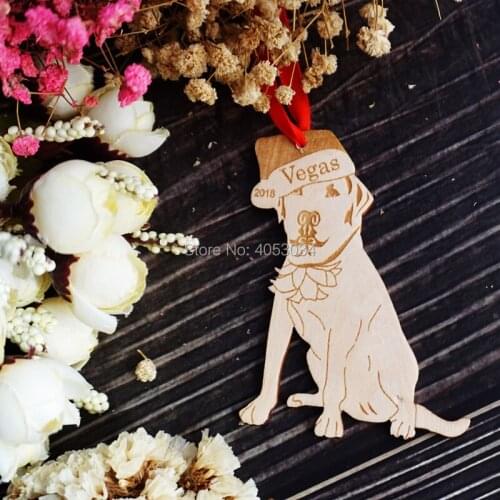 Labrador personalized Christmas Ornament - Yellow Lab - custom pet gift for dog lover - pet remembrance gift - puppys first Chr