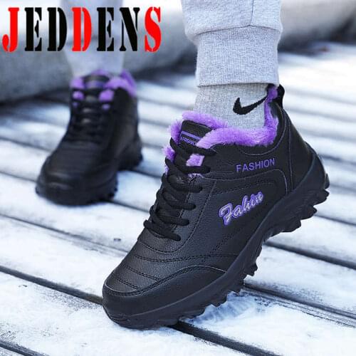 Hot Sale Winter Women Sports Shoes Lightweight Lace Up Womens Running Shoes Warmest Ladies Sneakers Platform Woman Sport Shoe V6