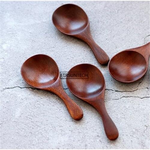 100pcs Natural Wooden Spoon & Fork Dinner Kit Rice Soups Utensil Cereal Handmade Home Tableware Dinnerware For Kicthen