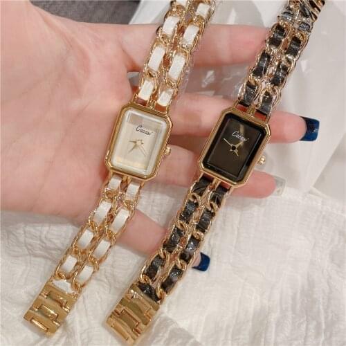 Fashion Casual Analog Quartz Watch Women Leisure Brand Luxury Wristwatch Alloy Lady Dress Party Clock Oringin CHA Model A306